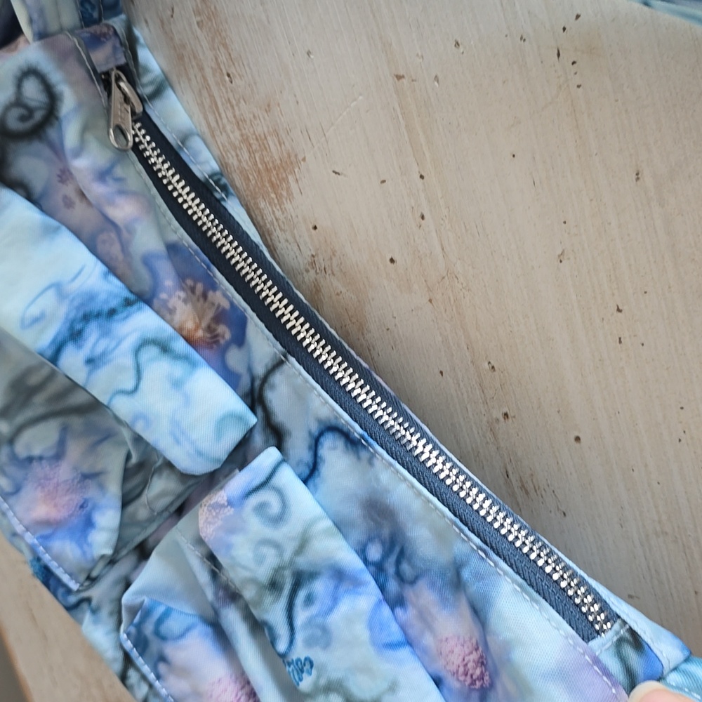 BAGGU Collina Strada's Blue Thorn Cargo Shoulder Bag - Picture 9 of 13